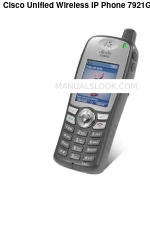 Cisco 7921G - Unified Wireless IP Phone VoIP Manuale rapido