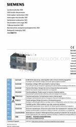 Siemens 3KD36-0P Series Інструкція з експлуатації Посібник з експлуатації