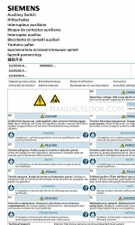 Siemens 3KD9003 Series Operating Instructions