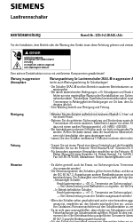 Siemens 3KM Manual de Instruções