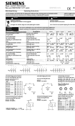 Siemens 3LD20 Betriebsanleitung