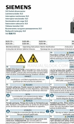 Siemens 3LD3.10 Series Manual de Instruções