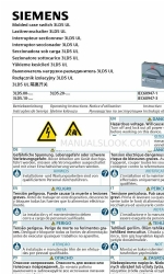 Siemens 3LD5.00 Series Operating Instructions Manual