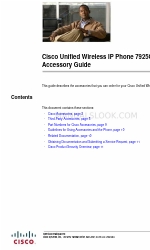 Cisco 7925G - Unified Wireless IP Phone VoIP Посібник з використання аксесуарів