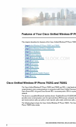 Cisco 7925G - Unified Wireless IP Phone VoIP Посібник користувача