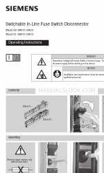 Siemens 3NJ4101-3BF01-0RC0 Operating Instructions