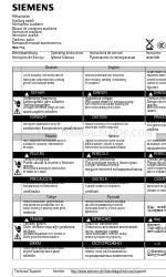 Siemens 3NP19 0-1FB00 Series Instrucciones de uso