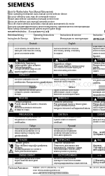 Siemens 3RV1.6/7 Petunjuk Pengoperasian
