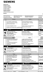 Siemens 3RV1991-1AA0 Operating Instructions Manual