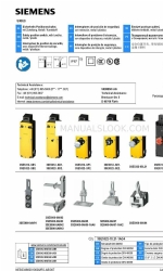 Siemens 3SE5312-SB1 Series Manual de Instruções