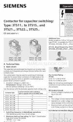 Siemens 3TS11 Series 운영 지침