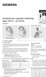 Siemens 3TS15 Series Betriebsanleitung