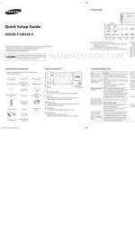 Samsung UD55E-S Посібник з швидкого налаштування