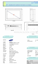 Samsung UltraView iAP-4000WT Spécifications