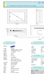 Samsung UltraView iAP1700WT 사양