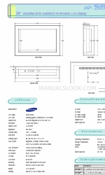 Samsung UltraView iAP2600W Технические характеристики