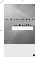 Samsung Video Wall Kit Manuel d'installation