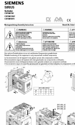 Siemens Sirius 3RT147 Series Assembly Instructions