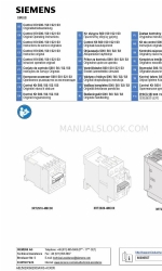 Siemens SIRIUS 3RT2916-4MC00 Instruções de funcionamento originais