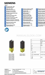 Siemens SIRIUS 3SE6310 Series Instruções de funcionamento originais