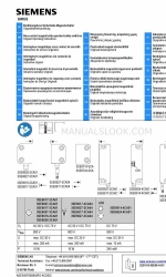 Siemens SIRIUS 3SE66 CA0 Series Operating Instructions