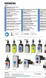 Siemens SIRIUS 3SE71 Series Originele gebruiksaanwijzing