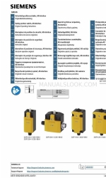 Siemens Sirius 3SF1114 Series Mode d'emploi original