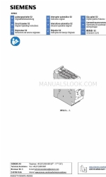 Siemens SIRIUS S2 オリジナル取扱説明書