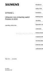 Siemens SITRANS L Pointek ULS200 取扱説明書