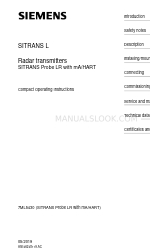 Siemens SITRANS L Series Petunjuk Pengoperasian yang Ringkas