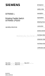 Siemens SITRANS L Series Panduan Petunjuk Pengoperasian