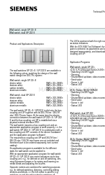 Siemens UP 221 E Technical Product Information