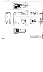 Epson BrightLink 475Wi Dimensional Drawing