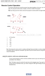 Epson BrightLink 475Wi Installation Handbook