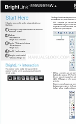 Epson BrightLink 595Wi Manual Iniciar aqui