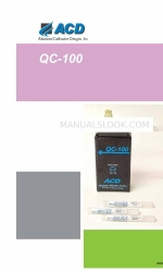 ACD qc-100 Instruction Manual