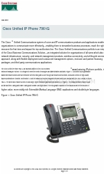 Cisco 7961G - IP Phone VoIP Arkusz danych