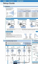 Epson dreamio EMP-TW200H Manuale di configurazione