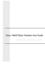 Cisco 7965G - Unified IP Phone VoIP Manuel de l'utilisateur