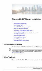 Cisco 7965G - Unified IP Phone VoIP Manuel d'installation