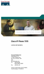 Cisco 7970 Series Посібник з експлуатації телефону