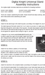 Digital Knight DK20SP 16x20 Air-Op Assembly Instructions