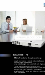 Epson EB-1751 Teknik Özellikler