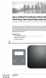 Cisco 8831 Посібник із швидкого старту