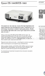 Epson EB-1840W Gegevensblad