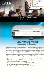 Epson EB-1850W Spécifications