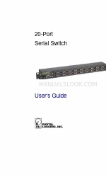 Digital Loggers 20-Port Serial Switch Manuale d'uso