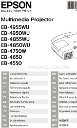 Epson EB-4650 Quick Reference