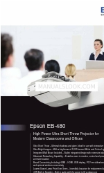 Epson EB-480 Especificações