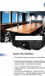 Epson EB-4955WU Specifiche tecniche